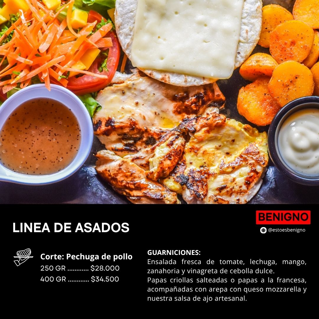 Pechuga de pollo a la plancha (250 gr)